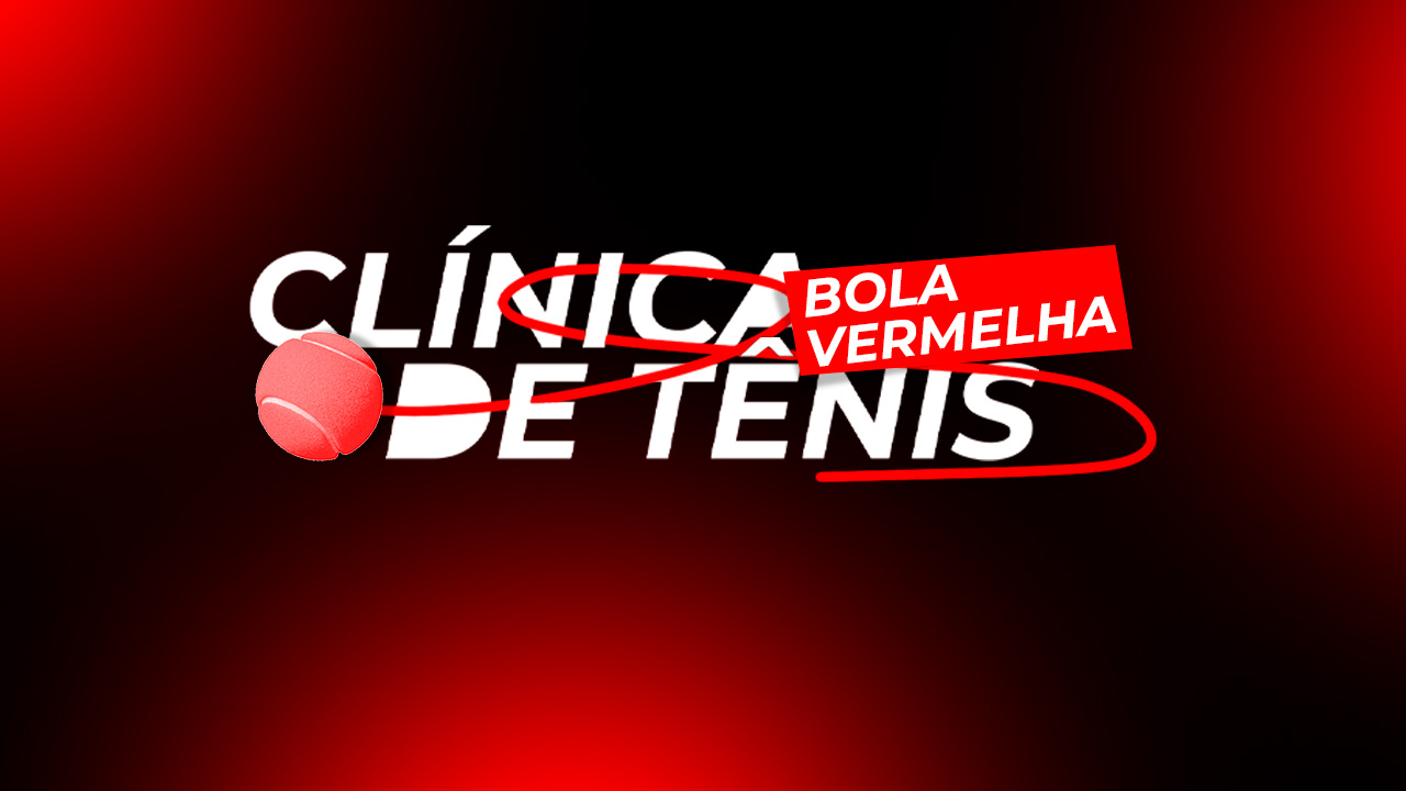 Clínica de tênis - bola vermelha